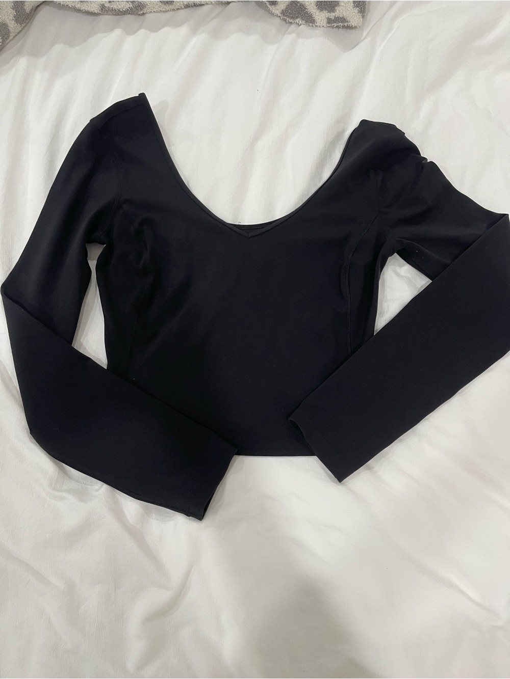 Lululemon Align™ Long Sleeve-Black crop top